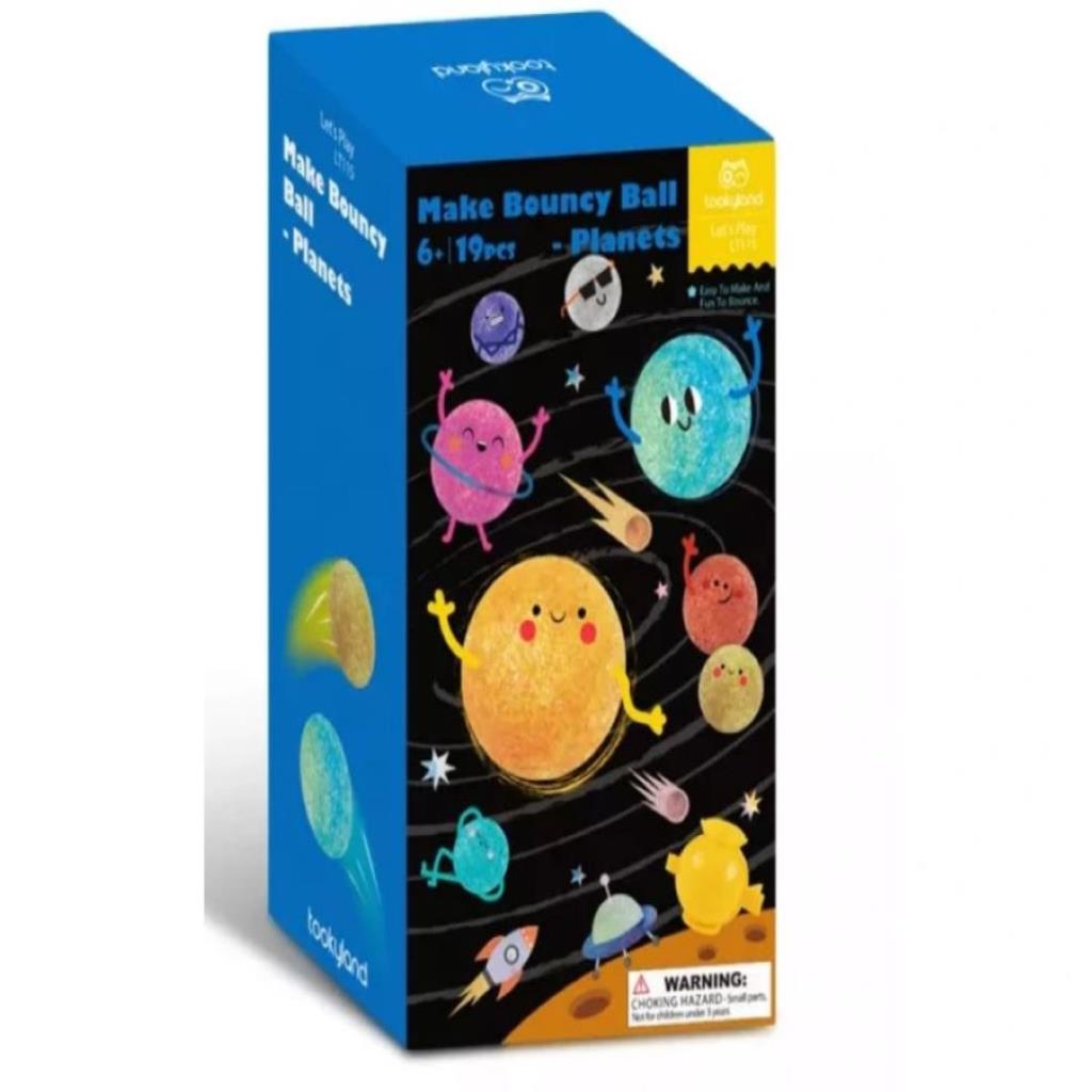 Make Bouncy Ball Kit – Planets Theme (19 Pieces)